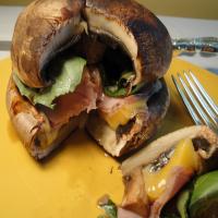 Ham and Mushroom Burger (No Bread Bun) image