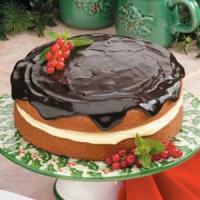 Boston Cream Pie with Chocolate Glaze image