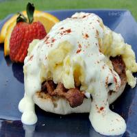 Eggs Benedict With Mock Hollandaise Sauce image