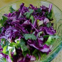 Raw Vegan Red Cabbage Salad image