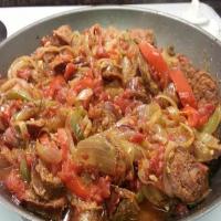Spicy Sausage and Peppers_image