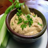 Hummus With Olives and Pepperoncini image