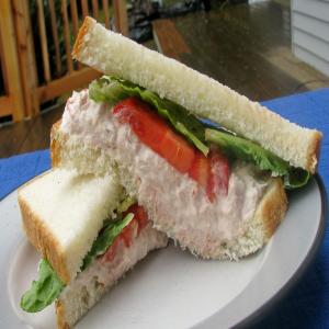 Tuna Fish Salad on a Bed of Lettuce_image