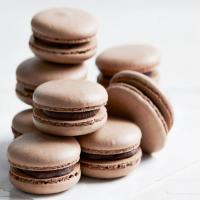 Chocolate-Hazelnut Macarons image