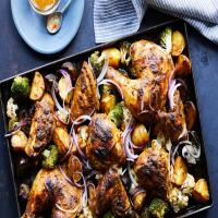 Tandoori Chicken and Vegetable Sheet-Pan Supper image