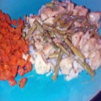 Chicken and Asparagus in a Mustard-Tarragon Sauce_image