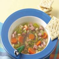 Slow-Cooker Vegetable, Bean and Ham Soup image