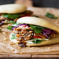 Vegan bao buns with pulled jackfruit_image