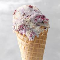 No-Churn Blueberry Graham Cracker Ice Cream image