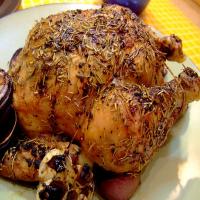 Garlic Rosemary Roasted Chicken_image