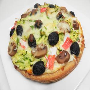 Savory Seafood Pizza image