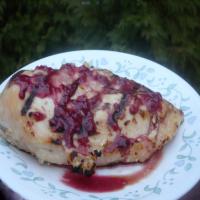 Pan-Seared Chicken With Blueberry Sauce image