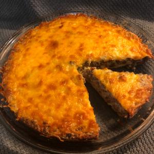Impossible Cheeseburger Pie_image