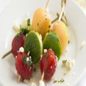 Tomato, Cucumber and Melon Skewers_image