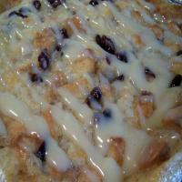 Bread Pudding With Vanilla Sauce_image