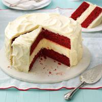Cheesecake Layered Red Velvet Cake_image