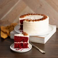 Red Velvet Chocolate Chip Cake with Pecans_image
