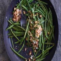 Pan-Roasted Green Beans With Golden Almonds_image