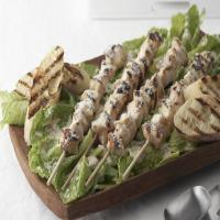 Grilled Chicken Caesar Salad Skewers image
