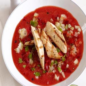 Gazpacho With Lime Chicken_image