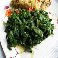 Sauteed Spinach With Garlic image