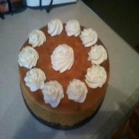 Pumpkin Cheesecake with Cinnamon Whipped Cream image