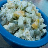 Cauliflower and Cucumber Salad With Sour Cream image