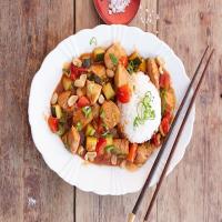 Spicy Peanut Chicken with Pineapple_image