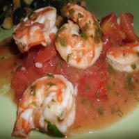 Shrimp with Lime, Cilantro and Tomatoes image