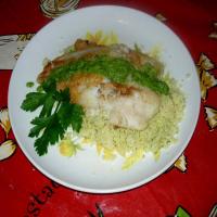 Flounder With Herbed Couscous_image