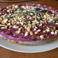 Lavender Raspberry Vegan Cake_image