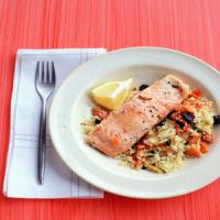 Salmon with Couscous Pilaf_image