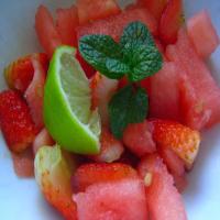 Watermelon Salad with Tangy Lime Dressing image