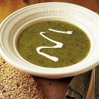 Chilled minty courgette soup_image