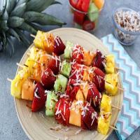 Toasted Coconut Grilled Fruit Skewers_image