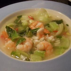 Hot crab and prawn soup_image