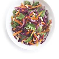 Tangy carrot, red cabbage & onion salad image