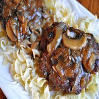 Hamburger Steaks with Mushroom-Onion Gravy_image