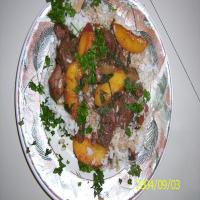 Lamb With Peaches image