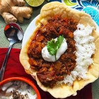 Chicken Curry Naan Bowls Recipe by Tasty image
