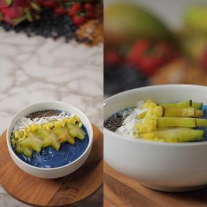 Healthy Smoothie Bowl: Blue Magik Bowl: The Lotus Coconut Recipe by Tasty_image
