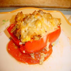 Lauren's Mexican Stuffed Red Bell Peppers_image