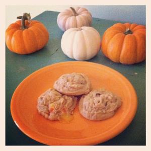 Peanut Butter Candy Corn Chocolate Chip Cookies_image