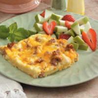 Sausage and Cheddar Breakfast Casserole_image