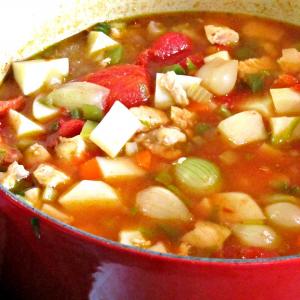 Moroccan Stew with Chicken and Pearl Onions_image
