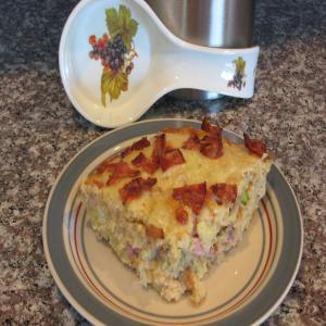 Bacon, Gruyère, and Ham Strata_image