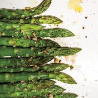 Steamed Asparagus with Shallot Vinaigrette image