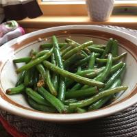 Dad's Pan-Fried Green Beans image