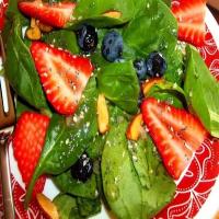 Strawberry / Blueberry Spinach Salad & Dressing_image