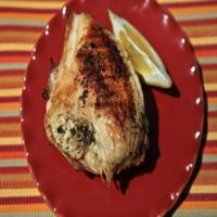 Grilled Chicken Breasts Stuffed With Herb Butter image